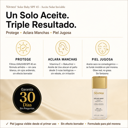 Sövnea Aceite Bronceador - Repara Tu Piel Mientras Se Broncea